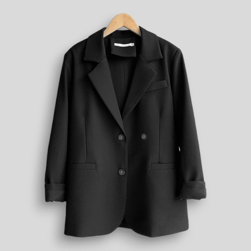 Damska marynarka z podwójnym zapięciem – elegancki fason na co dzień i do pracy