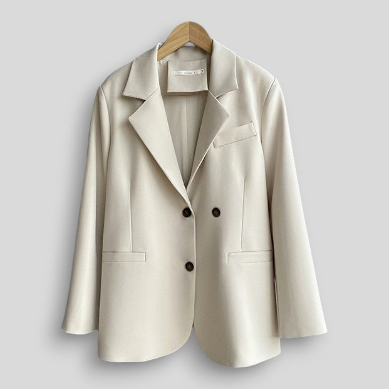 Damska marynarka z podwójnym zapięciem – elegancki fason na co dzień i do pracy